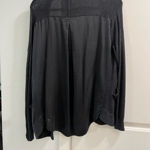 Lululemon cardi in the front